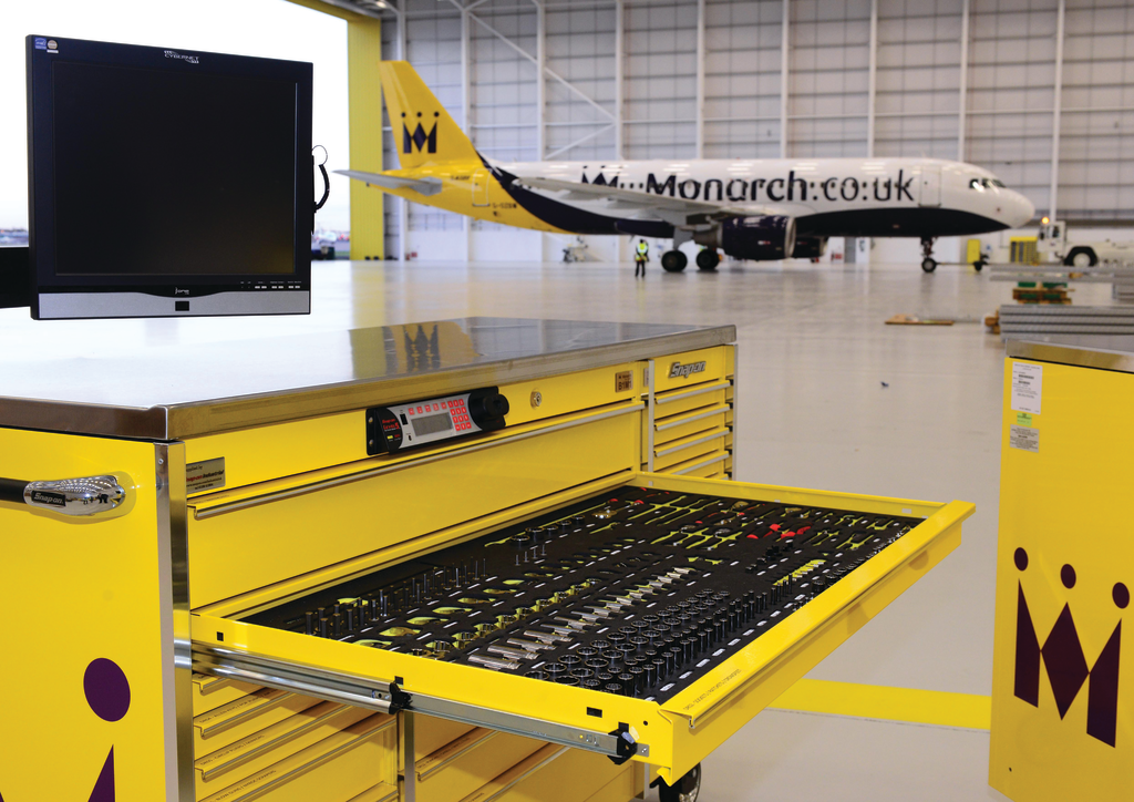 Snap-on's Level 5 programme TCMax Asset Software Management works to counter foreign object damage (FOD) and makes the workplace safer and more productive through five key measures: tool organisation, tool visibility through engineered coloured foam inserts, tool security, tool tracking, and digital tool accountability which provides full audit trail and torque calibration schedules.