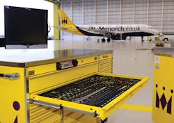 Snap-on's Level 5 programme TCMax Asset Software Management works to counter foreign object damage (FOD) and makes the workplace safer and more productive through five key measures: tool organisation, tool visibility through engineered coloured foam inserts, tool security, tool tracking, and digital tool accountability which provides full audit trail and torque calibration schedules. Snap-on's Level 5 programme TCMax Asset Software Management works to counter foreign object damage (FOD) and makes the workplace safer and more productive through five key measures: tool organisation, tool visibility through engineered coloured foam inserts, tool security, tool tracking, and digital tool accountability which provides full audit trail and torque calibration schedules.