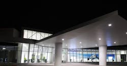 Facade of the Embraer Engineering and Technology Center in Melbourne, Florida, opened today Facade of the Embraer Engineering and Technology Center in Melbourne, Florida, opened today