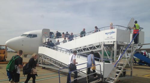 Aviramp is the world&rsquo;s only provider of portable jet bridges designed to provide one point of access for all passengers including those with reduced mobility.