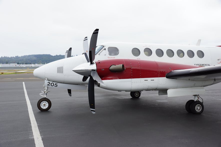 King Air 350 Swept Composite Propellers Begin FAA Certification Testing