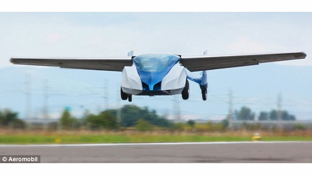 The vehicle can reach 200km/h when in the air, and 160km/h on the roads.