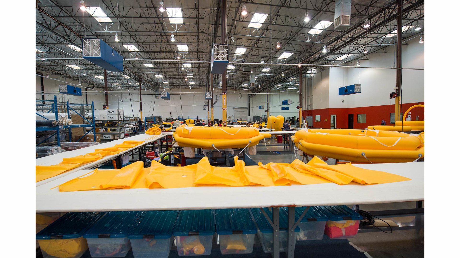 The 70,000 sq. ft. facility features a 5,000 sq. ft. repair station, a float and liferaft assembly area, as well as a larger testing area for on-going research and development projects.