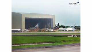FL Technics with partners shall operate a total area of 24 500 sq. m., including a 8400 sq. m. hangar as well as the adjacent ramp, aircraft parking stands and additional facilities, via an established Indonesian company