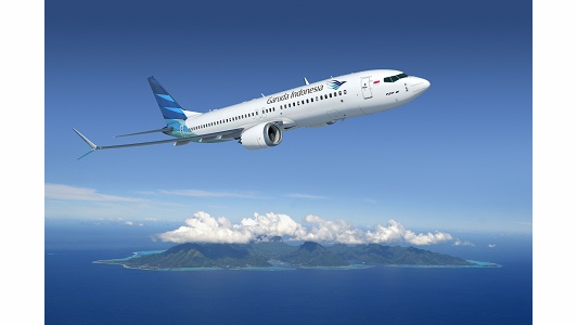 The flag carrier of Indonesia will purchase 46 Boeing 737 MAX 8s and will convert existing orders for four Next-Generation 737-800s to 737 MAX 8s.