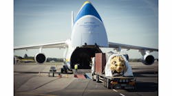 The unique 12 metre high, 46 tonne mechanical model was built in France by La Machine. Air Partner has flown the giant dragon from Nantes in France to China on an Antonov 124. The celebration parade will take place in Beijing in October.