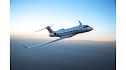 The new Gulfstream G650ER can travel 7,500 nautical miles/13,890 kilometers at Mach 0.85 and 6,400 nm/11,853 km at Mach 0.90.