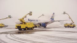 Integrated Deicing Services began its relationship with Spirit at ORD. The association grew with an additional award at MSP.