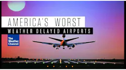 Weather-related delays from Aug. 2013 through July 2014 added up to more than 23 million minutes, or the equivalent of just over 44 years.