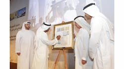 His Highness Sheikh Ahmed bin Saeed Al Maktoum, President of DCAA, Chairman of Dubai Airports and Chairman and Chief Executive of Emirates Airline and Group signing the first day cover of the commemorative stamps. His Highness Sheikh Ahmed bin Saeed Al Maktoum, President of DCAA, Chairman of Dubai Airports and Chairman and Chief Executive of Emirates Airline and Group signing the first day cover of the commemorative stamps.