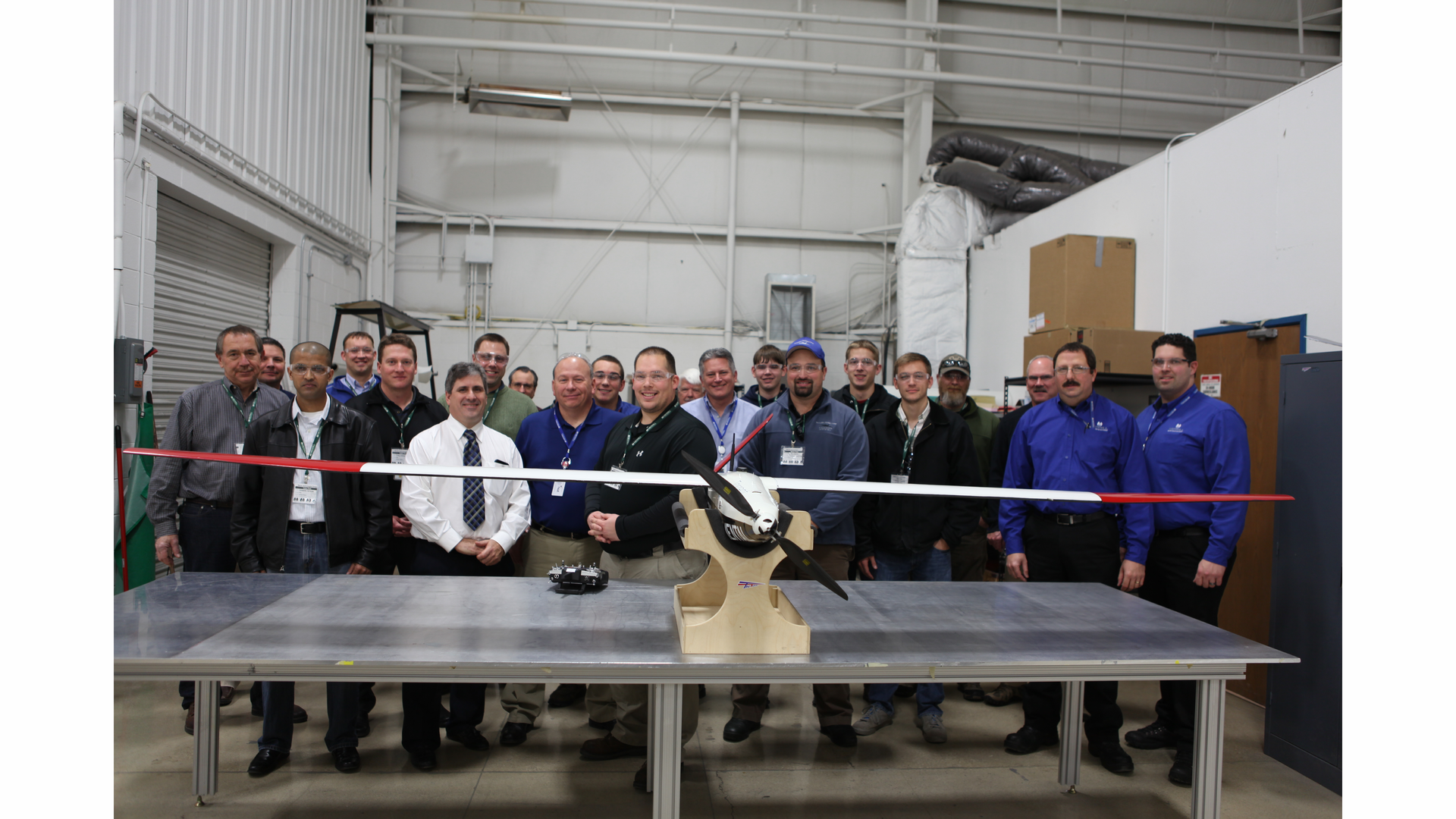 The Torrent has a wingspan of 12 feet and can carry up to five pounds of payload.