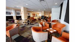 The lounge is open to Qantas platinum one, platinum and gold frequent flyers and Qantas club members travelling on a Qantas international or Jetstar international flight and to customers travelling in business. The lounge is open to Qantas platinum one, platinum and gold frequent flyers and Qantas club members travelling on a Qantas international or Jetstar international flight and to customers travelling in business.