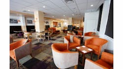 The lounge is open to Qantas platinum one, platinum and gold frequent flyers and Qantas club members travelling on a Qantas international or Jetstar international flight and to customers travelling in business.