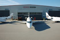 Stevens Aviation now services Gulfstream G-200 business jets.
