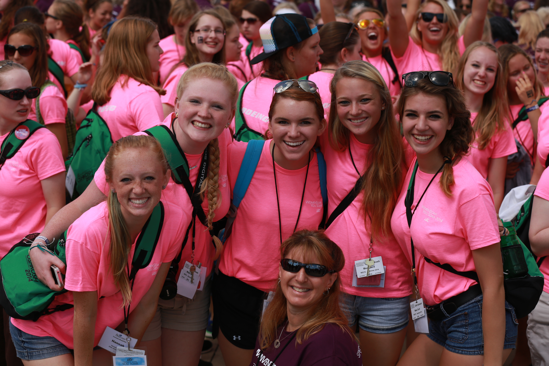 Women Soar You Soar brings together high school-age girls with an interest in aviation and science for a day camp at EAA AirVenture Oshkosh, the world's largest aircraft fly-in.