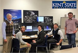 Dr. Blake D. Stringer demonstrated the operation of the bench to his aircraft design class about one hour after Price Induction’s team left campus. Dr. Blake D. Stringer demonstrated the operation of the bench to his aircraft design class about one hour after Price Induction’s team left campus.