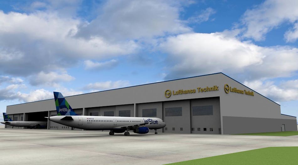 Lufthansa Technik facility in Puerto Rico will provide base maintenance services for the Airbus A320 family aircraft. Spirit Airlines will be the first customer in July 2015 and JetBlue will follow in November.