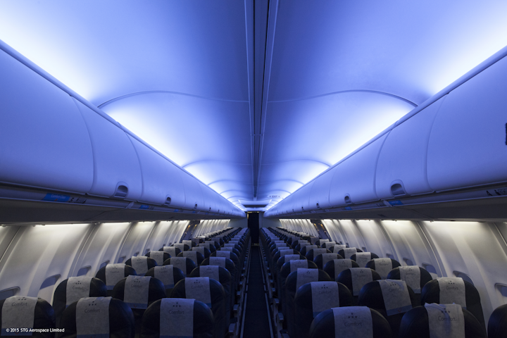 Stg Aerospace Wins Led Cabin Mood Lighting Contract With Thomson