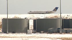 The airport recycles its excess at on-site facilities. The airport recycles its excess at on-site facilities.