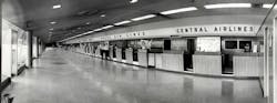 This photo of the Delta Air Lines ticket desk at Dallas Love Field was taken in September 1962. So Delta's been at Love for a long time. This photo of the Delta Air Lines ticket desk at Dallas Love Field was taken in September 1962. So Delta's been at Love for a long time.