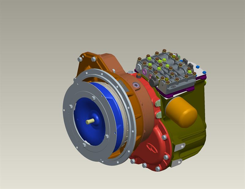 The PST transmission features on the Dengelift SD5804, a self-propelled disabled passenger transfer vehicle manufactured by Denge Airport Equipment, that won an innovation award in the category interRAMP at the 2013 inter airport.