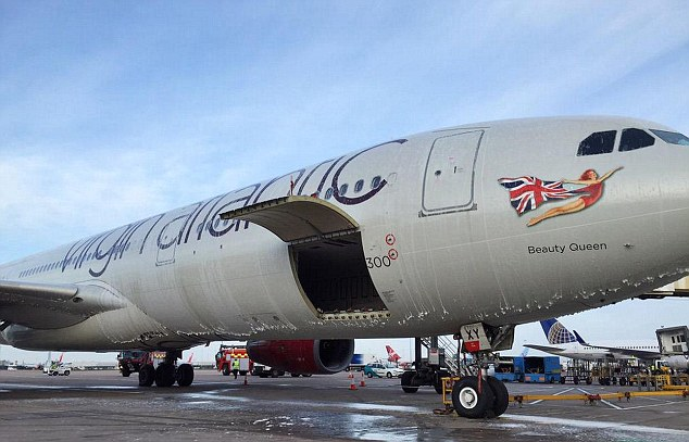 Instead of water, firefighters accidentally sprayed the aircraft with fire-suppressing foam, which got into and clogged up the vital and sensitive jet engines and hi-tech turbine blades.