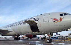 Instead of water, firefighters accidentally sprayed the aircraft with fire-suppressing foam, which got into and clogged up the vital and sensitive jet engines and hi-tech turbine blades. Instead of water, firefighters accidentally sprayed the aircraft with fire-suppressing foam, which got into and clogged up the vital and sensitive jet engines and hi-tech turbine blades.