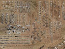 An interactive map reveals 4,400 aircraft at the Davis-Monthan Air Force Base