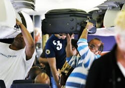 U.S. air carriers now rake in about US$3.5 billion annually from bag fees, based on figures compiled by the U.S. Bureau of Transportation Statistics. That makes it their largest source of ancillary revenue aside from frequent flier programs. U.S. air carriers now rake in about US$3.5 billion annually from bag fees, based on figures compiled by the U.S. Bureau of Transportation Statistics. That makes it their largest source of ancillary revenue aside from frequent flier programs.