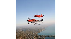 Cirrus 2015 Special Edition Accelero and SF50 C0 jet over the Duluth/Superior harbor