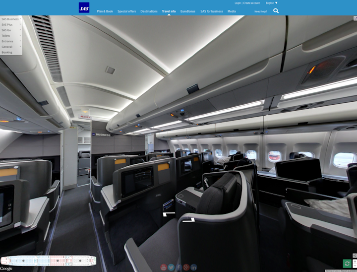 google street view comes to sas planes