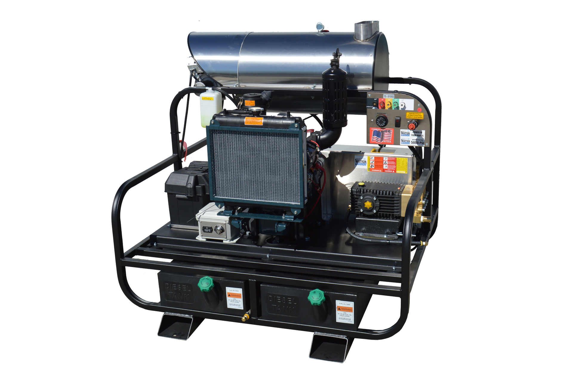 Hot Water Kubota Diesel Pressure Washer Skid Packages 553e507946dad