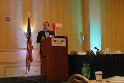 ATEC President Ryan Goertzen addresses the 2015 ATEC Conference attendees. ATEC President Ryan Goertzen addresses the 2015 ATEC Conference attendees.