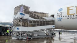 The International can be used on all wide-bodied aircraft, down to a narrow-bodied A320. The International can be used on all wide-bodied aircraft, down to a narrow-bodied A320.