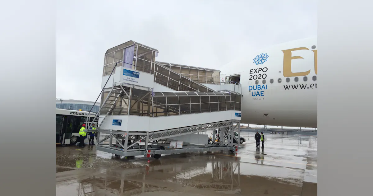 Aviramp Introduces Portable Remote Stand/Walk-through Boarding Bridge ...