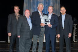 From left to right: Darren Meyer (Sr. Director of Marketing - Indica), Phil Cowan (Director of Marketing - Indica), Chester Collier (Senior Vice President &ndash; Walter Surface Technologies), Claude Vandemeulebroocke (General Manager &ndash; Walter Surface Technologies), Dave Ross (President).