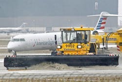 Airport deiced 1,693 aircraft and used 342,237 gallons of deicing fluid during the storms.