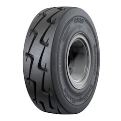 The solid tire Continental CS20 in the new dimensions 6.00-9, 7.00-12, and 7.00-15 is perfectly suited for use on tow tractors at airports.