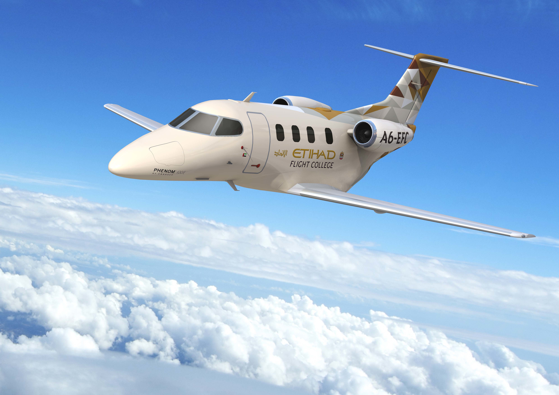 Etihad Flight College Phenom 100E