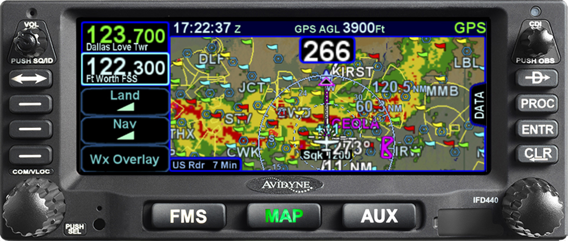 Avidyne Ifd440 Front Map 300 Dal 558335b1c08e7