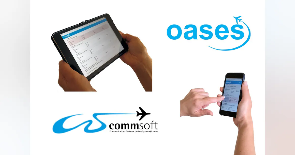 Commsoft launches new mobile app for its OASES MRO IT system | Aviation ...