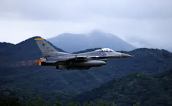 GE has been making jet engines for U.S. military since 1941, including the F110 engine for the F-16. This F-16 Fighting Falcon is from the 80th Fighter Squadron, Kunsan Air Base, Republic of Korea. GE has been making jet engines for U.S. military since 1941, including the F110 engine for the F-16. This F-16 Fighting Falcon is from the 80th Fighter Squadron, Kunsan Air Base, Republic of Korea.