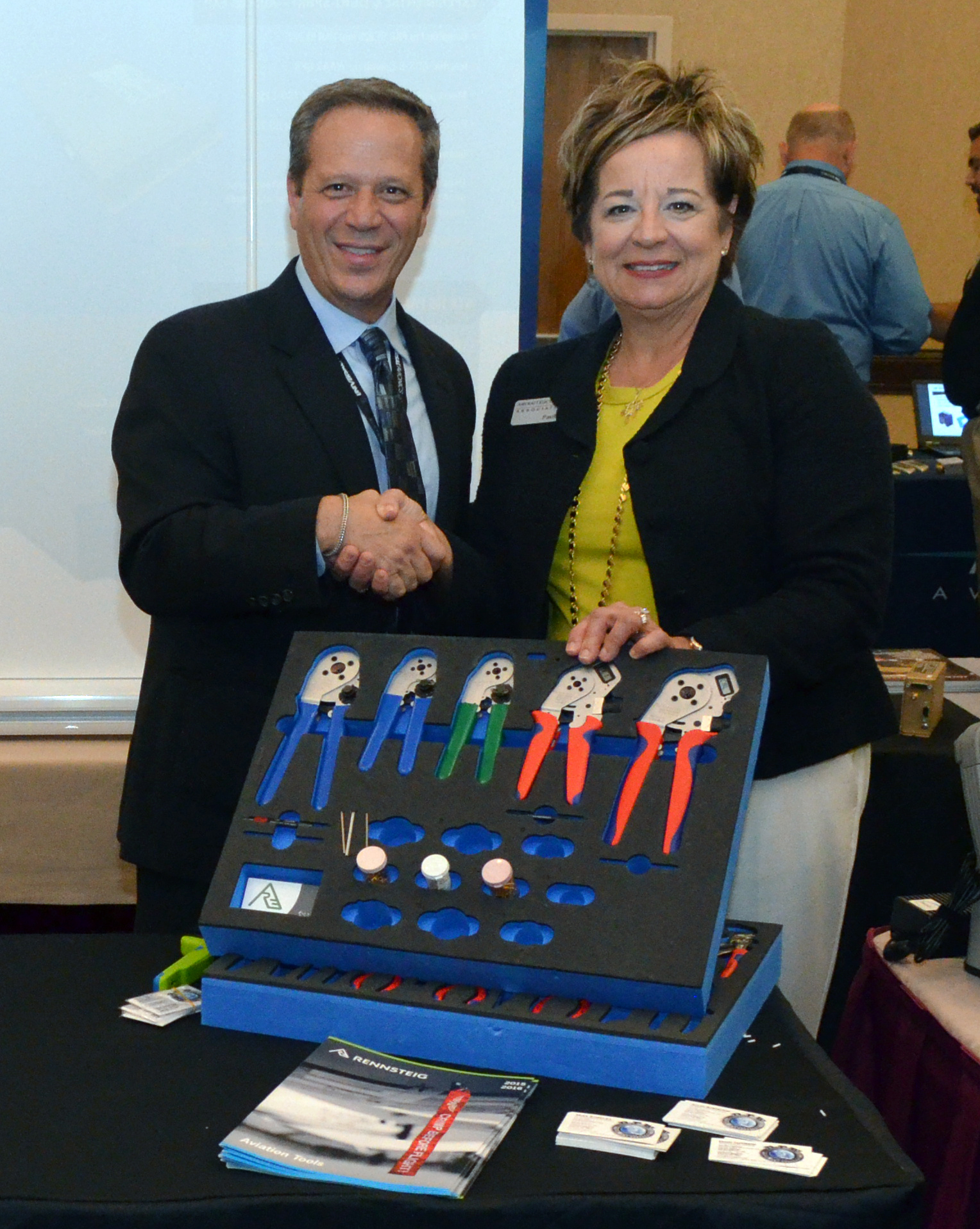 James Zollo of DFW Instruments and Paula Derks with AEA.