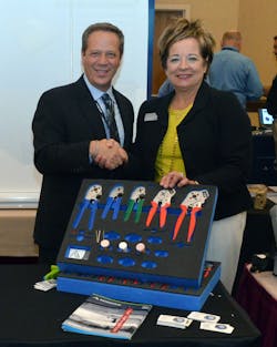 James Zollo of DFW Instruments and Paula Derks with AEA. James Zollo of DFW Instruments and Paula Derks with AEA.