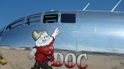 Doc was originally part of a squadron of B-29s known as Snow White and the Seven Dwarfs.