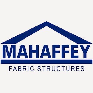 Logo Mahaffey Fabric Structures Blue 11wj5n6zsv2 U Cuf