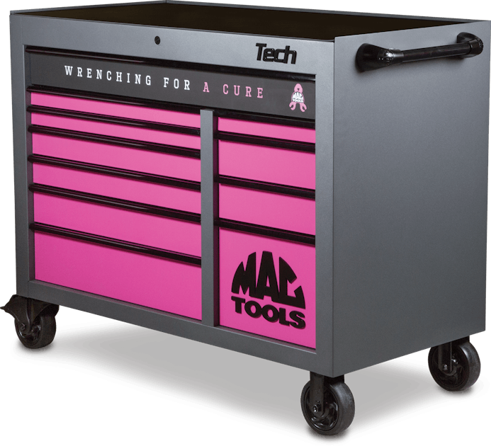 Raise Awareness With Mac Tools New Breast Cancer Awareness Tool Box