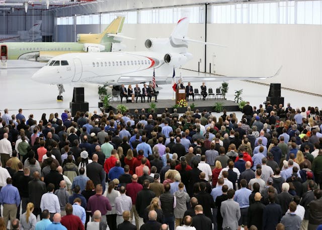 Dassault Falcon Jet Completes New Little Rock Expansion (PRNewsFoto/Dassault Aviation)