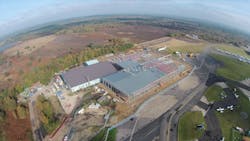 AIM Altitude's new £11m cabin interior manufacturing facility at Bournemouth Airport, which is currently under construction. AIM Altitude's new £11m cabin interior manufacturing facility at Bournemouth Airport, which is currently under construction.