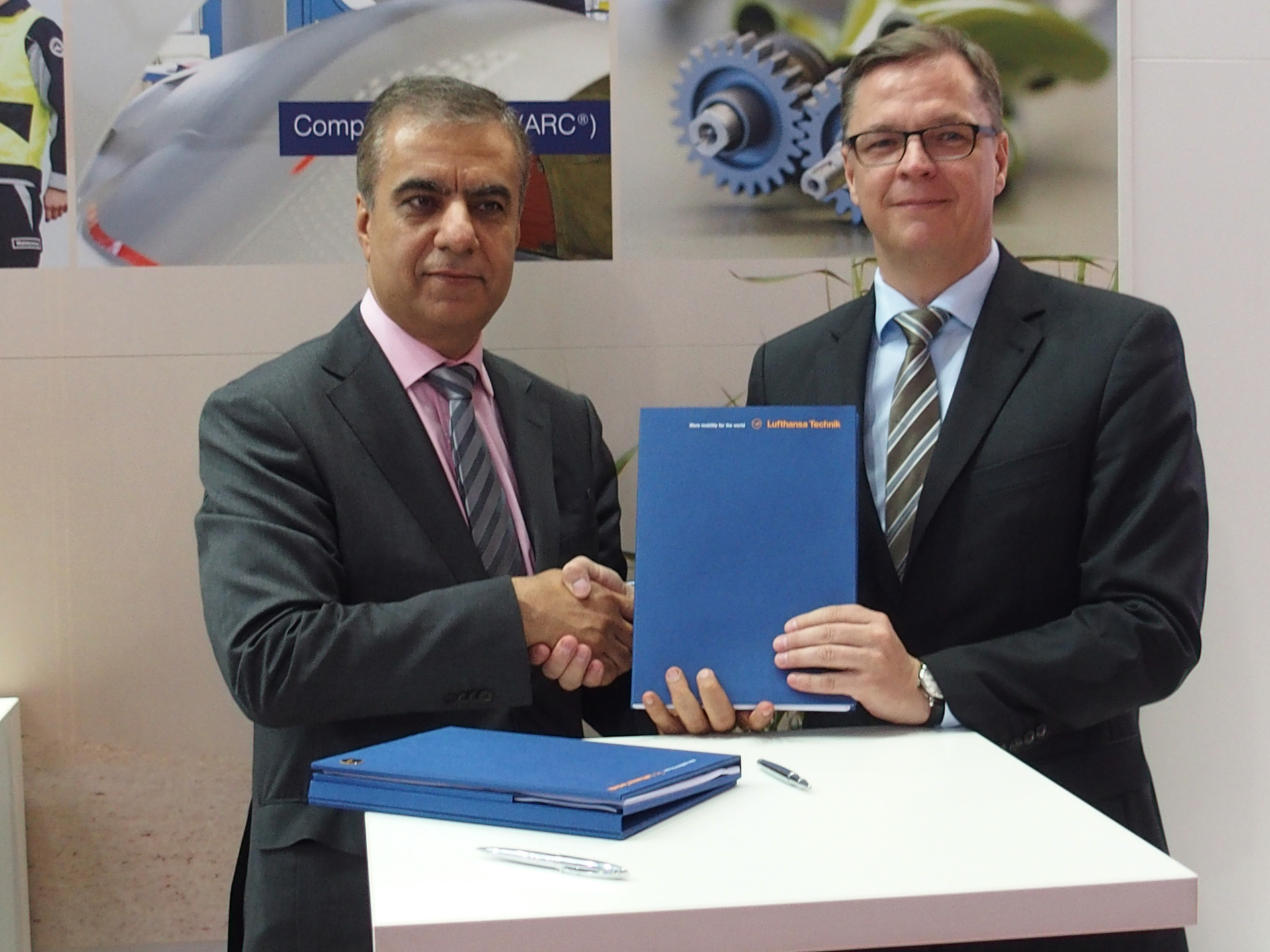 Adel Ali-CEO Air Arabia and Dr. Johannes Bussmann-CEO Lufthansa Technik